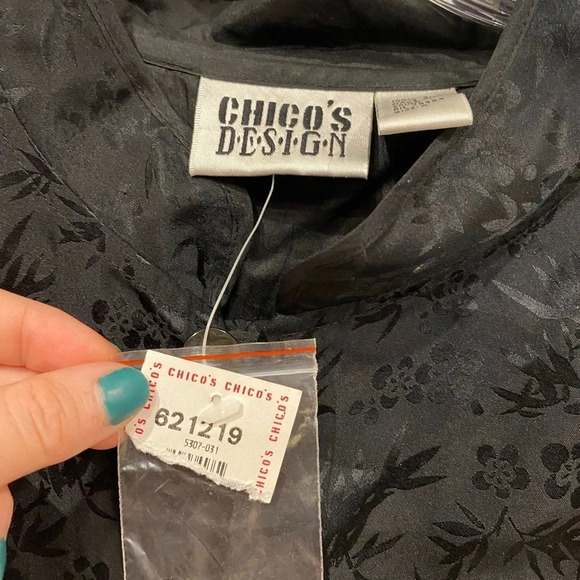 NWT Chico’s Vintage Asian Dragon Jacket Size Small - Picture 3 of 5